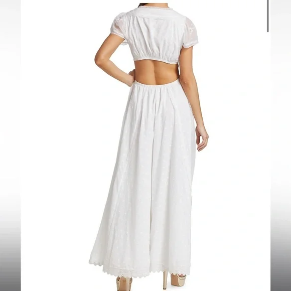 Love Shack Fancy Vania Maxi Dress White - Picture 6 of 11
